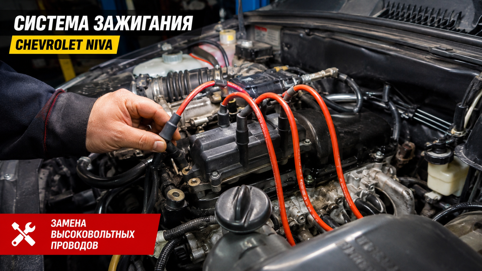 Процесс замены высоковольтных проводов на Ниве Шевроле: схема подключения к модулю зажигания